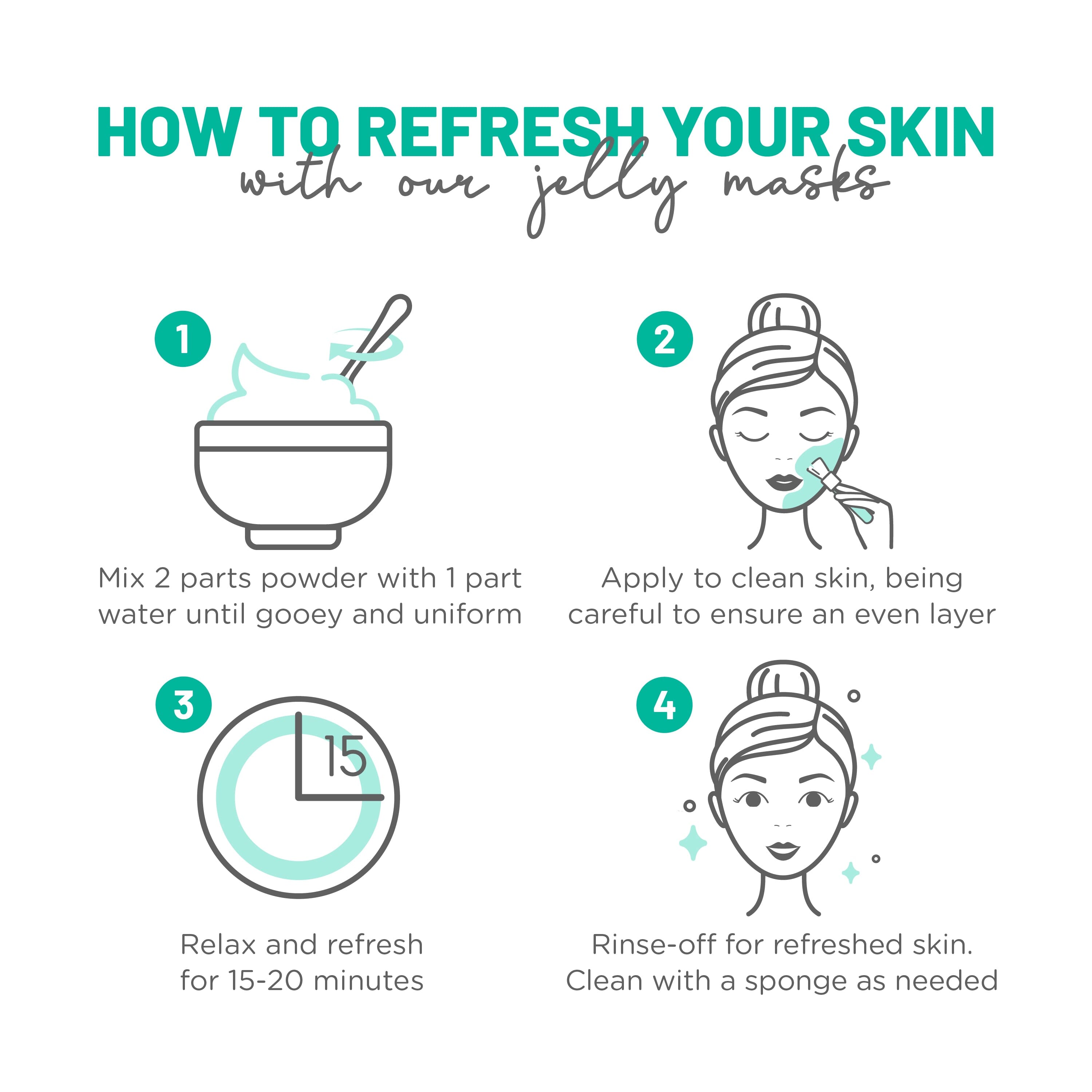 Peel-Off Chlorella Jelly Mask Jar Face Care Rubber Mask SH-Chlorella Jar Bruun Beauty 