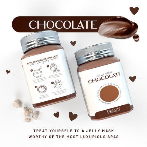 Chocolate Jelly Mask Jar Face Care Rubber Mask SH-Chocolate Jar Bruun Beauty 