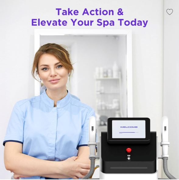 BRÜUN Two handles IPL Hair removal Skin rejuvenation machine high quality Bruun Beauty 