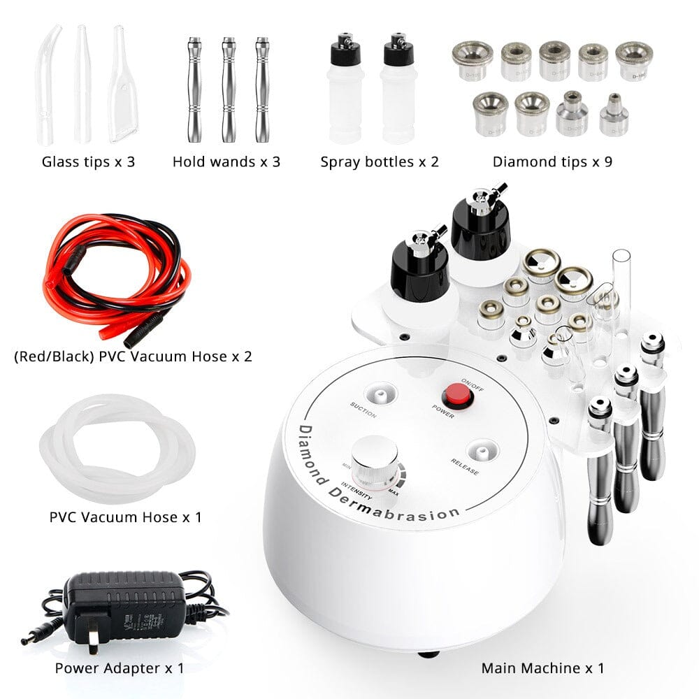 BRÜUN 3 in1 Diamond Microdermabrasion Dermabrasion Machine Tool Skin Peeling Face Care Bruun Beauty 