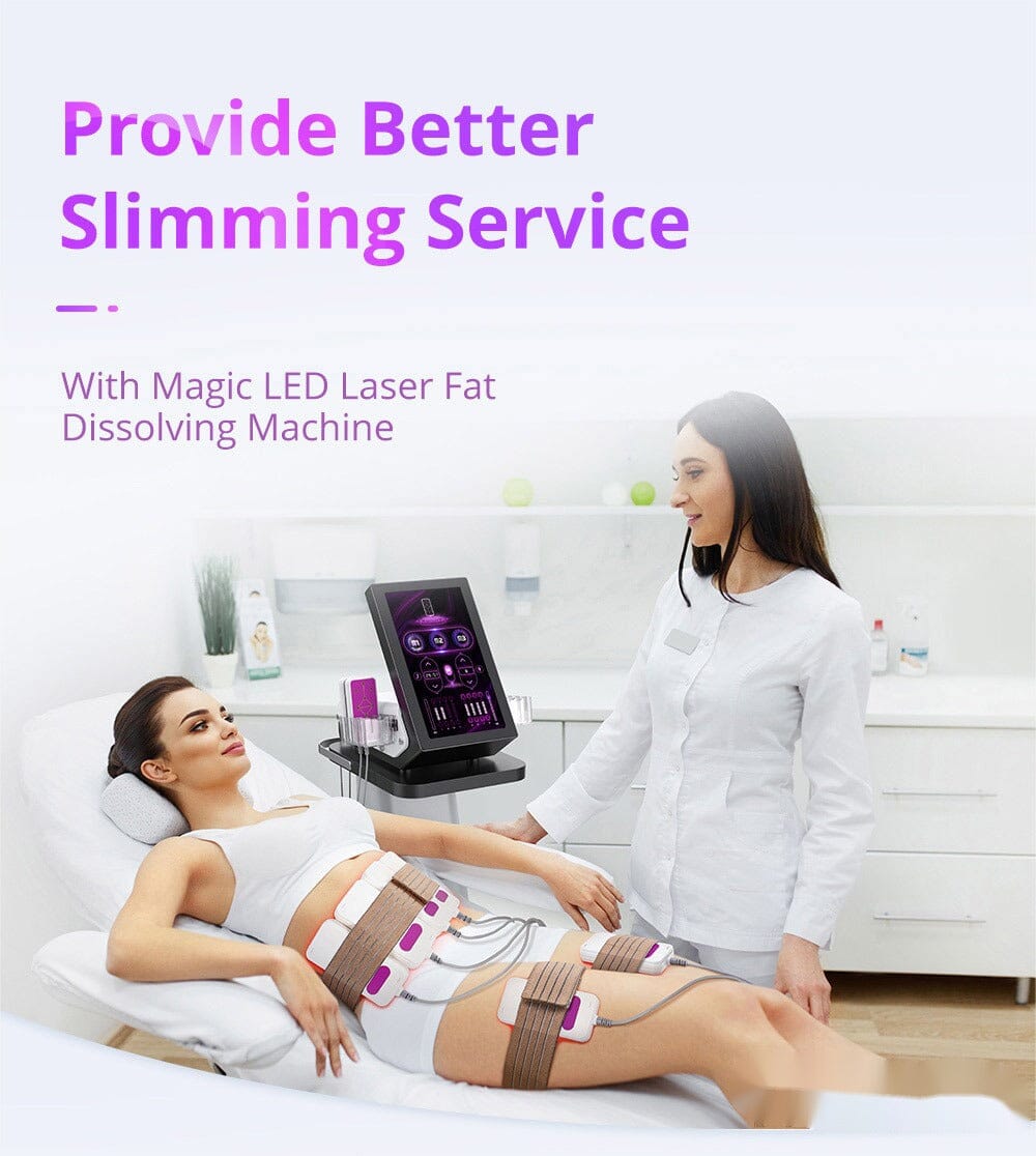 BRÜUN LED Laser Lipo Fat Burning Cellulite Removal Body Sculpting Machine Bruun Beauty 