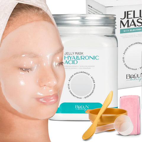 Jelly Mask Hyaluronic Acid Rubber Face Mask Peel-Off Jar Jar-Hyaluronic Bruun Beauty 