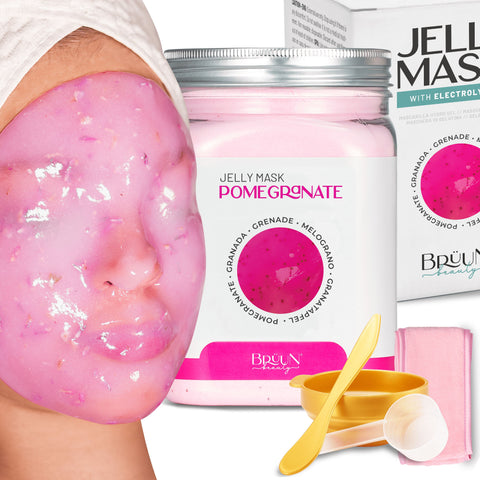 Pomegranate Jelly Mask Jar Face Care Rubber Mask SH-Pomegranate Jar Bruun Beauty 