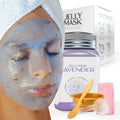 Jelly Mask Lavender Rubber Face Mask Peel-Off Jar JAR-Lavender Bruun Beauty 