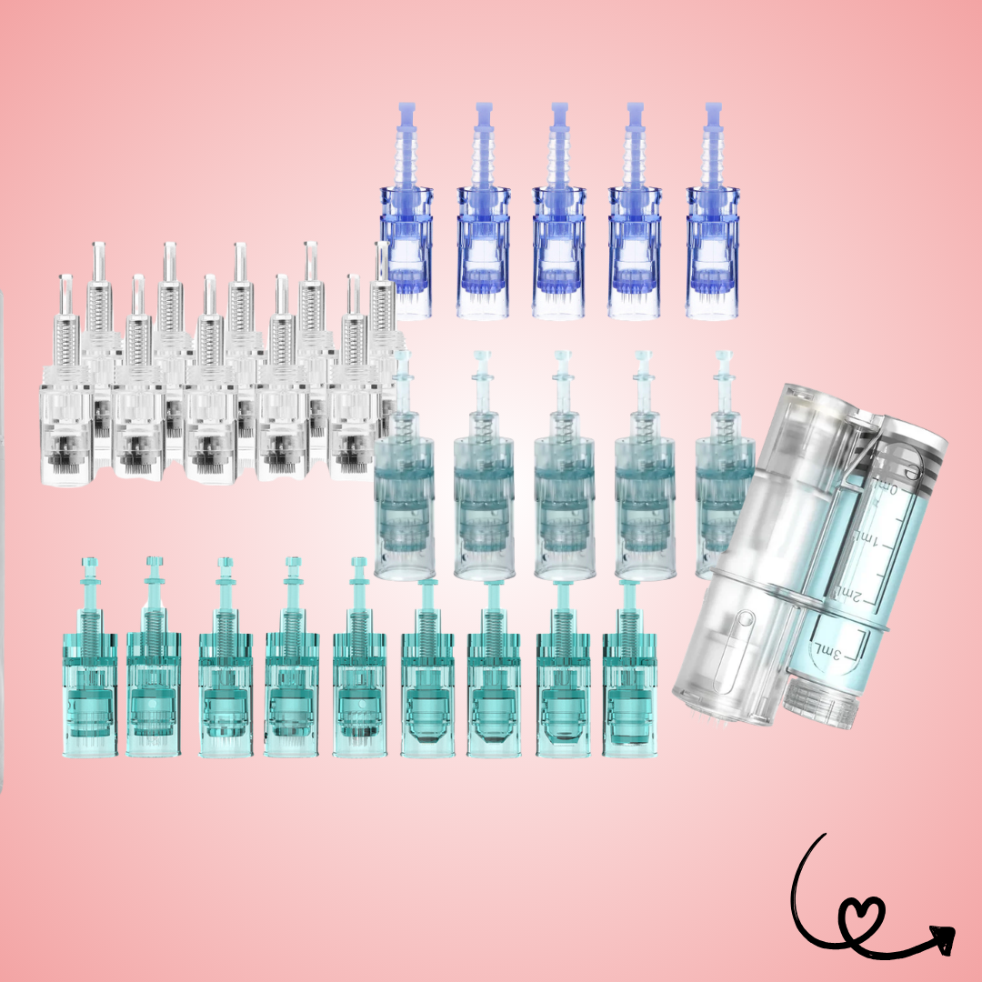 Derma Pen Needle Replacement Cartridge (10pcs/Pack) Replacement Cartridges Bruun Beauty Nano Round Cartridge 