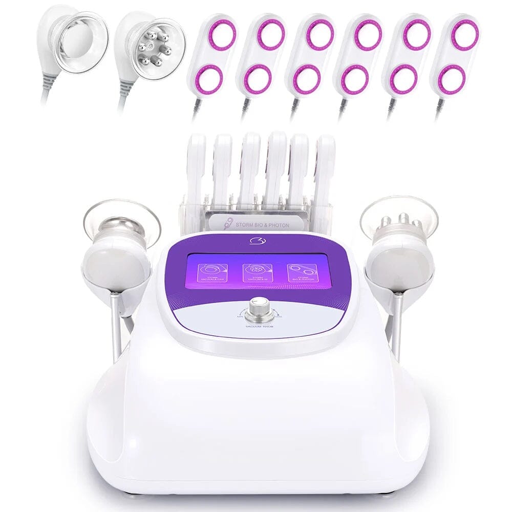 BRÜUN - 40K Ultrasonic Cavitation Machine 3.0 for Skin Tightening and Weight Lose - RF Vacuum for Fat Burning and Body Shaping for Spa Use Bruun Beauty 