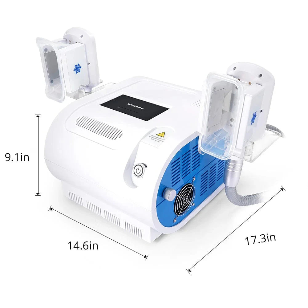 BRÜUN 2.0 Double Handle Vacuum Cryolipolysis Fat Freezing Body Sculpting Machine Bruun Beauty 
