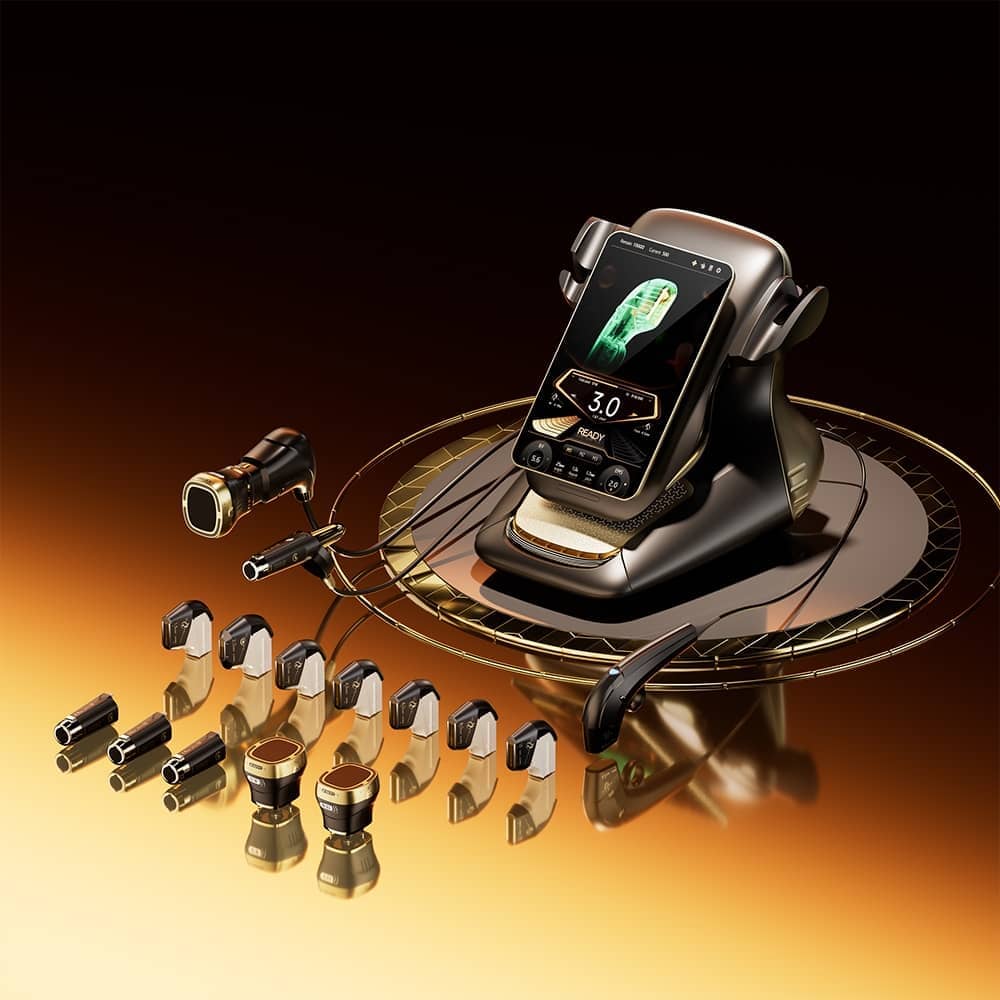 BRÜUN 360 max 25D HIFU machine with HIFU EMS RF 3 in 1 Bruun Beauty 