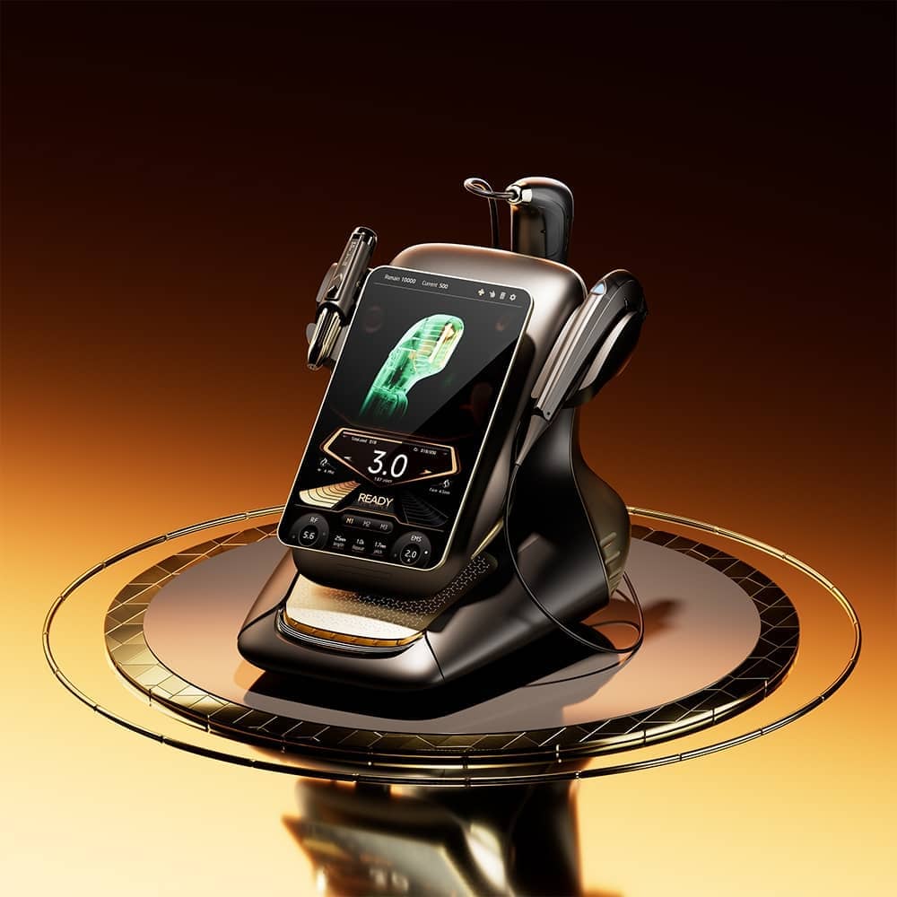 BRÜUN 360 max 25D HIFU machine with HIFU EMS RF 3 in 1 Bruun Beauty 