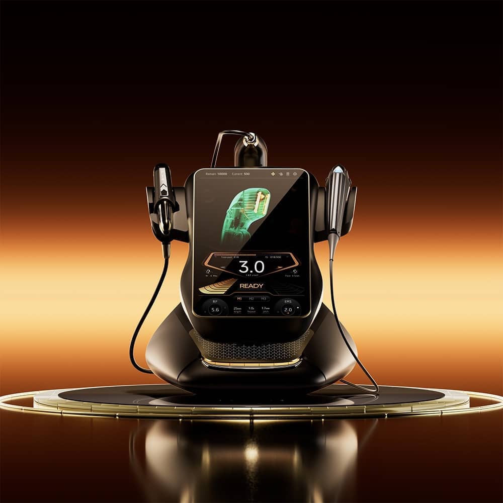 BRÜUN 360 max 25D HIFU machine with HIFU EMS RF 3 in 1 Bruun Beauty 