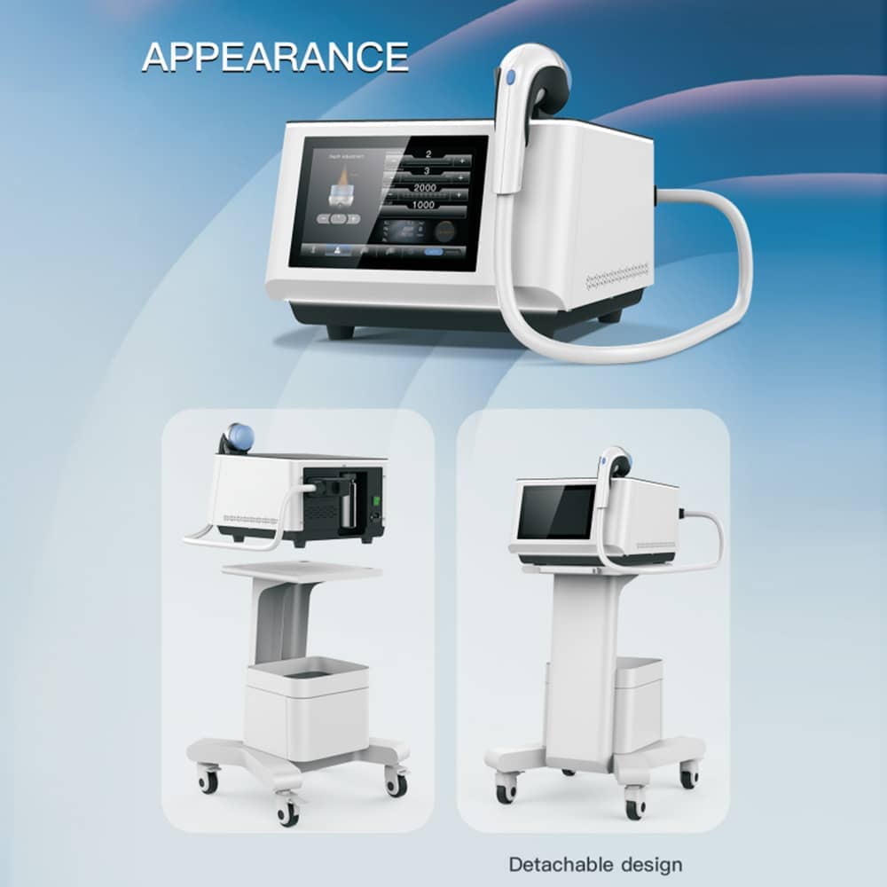 BRÜUN SW7 3rd Generation Electromagneto Focused Shockwave Therapy System for Physiotherapy and ED Treatment Bruun Beauty 