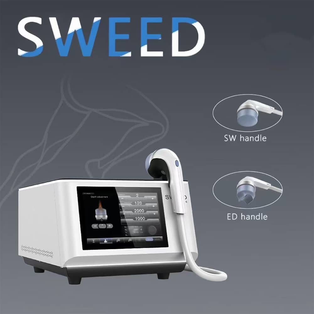 BRÜUN SW7 3rd Generation Electromagneto Focused Shockwave Therapy System for Physiotherapy and ED Treatment Bruun Beauty 