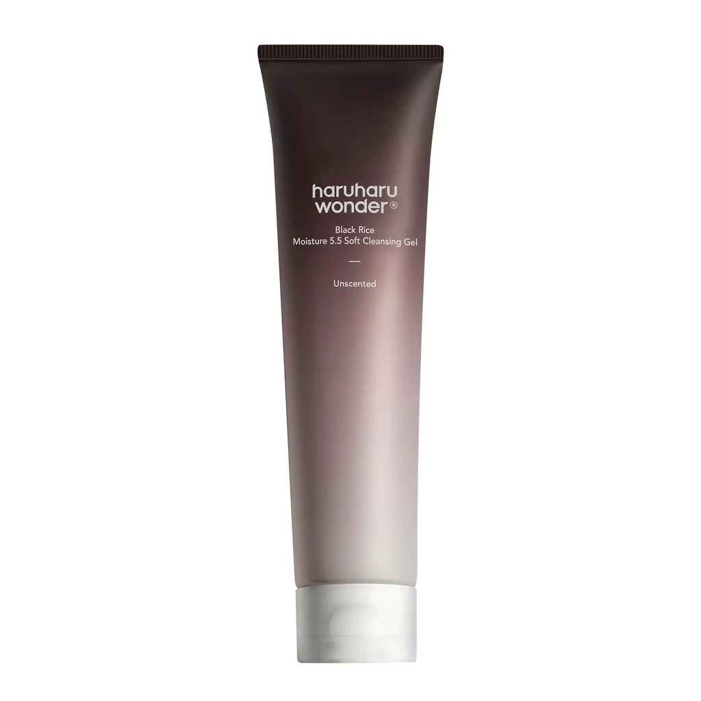 Haru Haru Wonder Black Rice Moisture 5.5 Soft Cleansing Gel 100ml Fermented Black Rice Face Wash Foam Cleanser Gel Haru Haru Wonder 