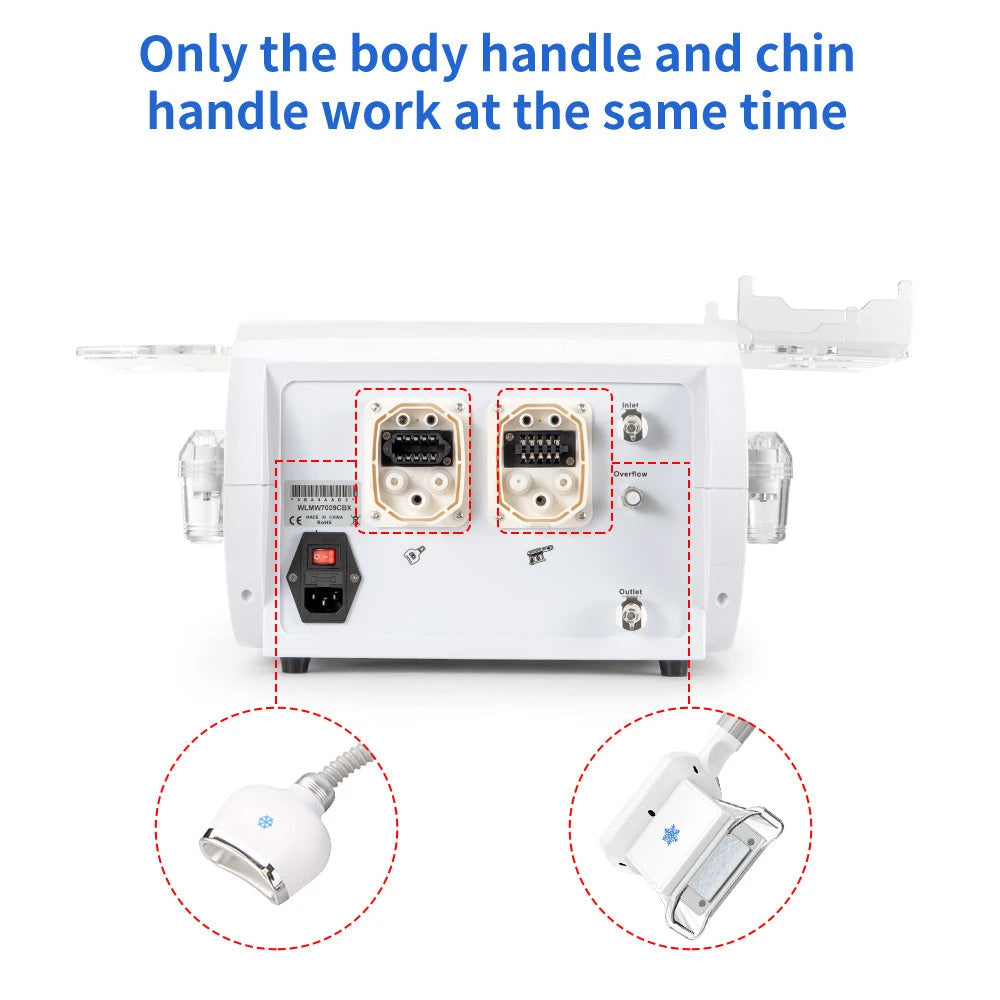 BRÜUN 3-Handle Fat Freezing Machine for Double Chin Removal & Fat Reduction Bruun Beauty 