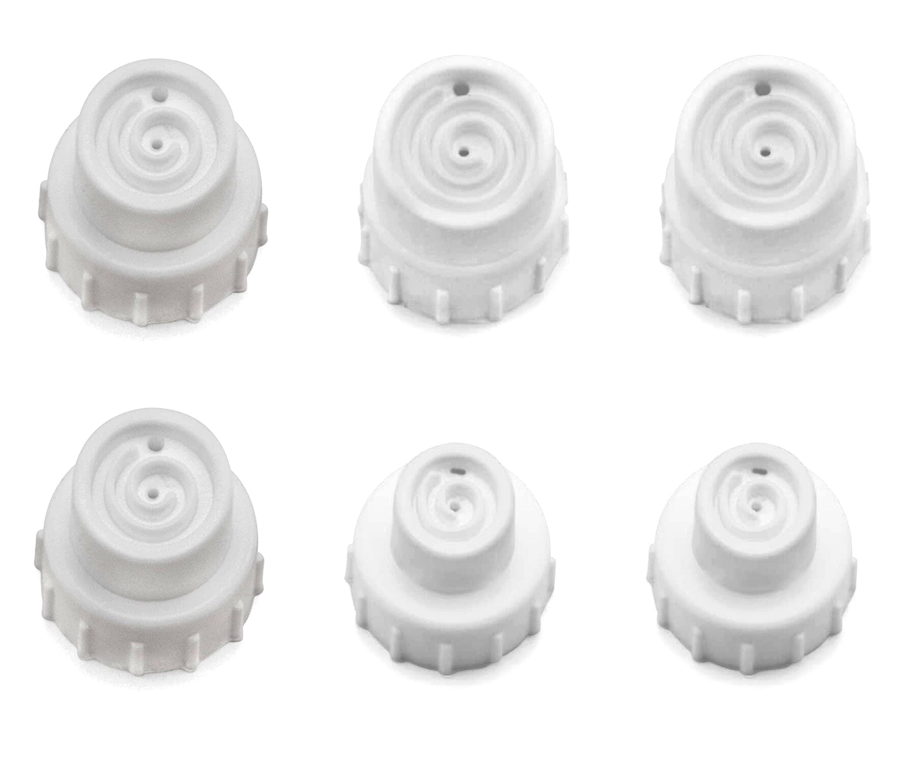 Replacement Silicone Tips for Hydra Dermabrasion Oxygen Machine (Pack of 6) Bruun Beauty 