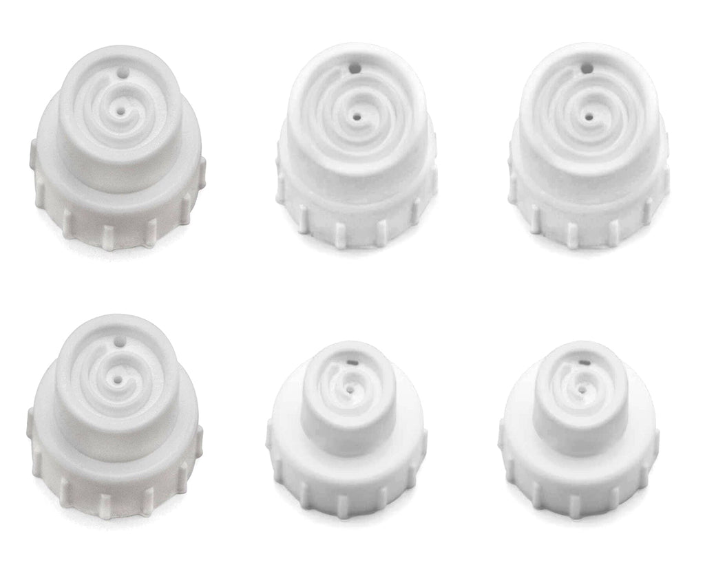 Replacement Silicone Tips for Hydra Dermabrasion Oxygen Machine (Pack of 6) Bruun Beauty 