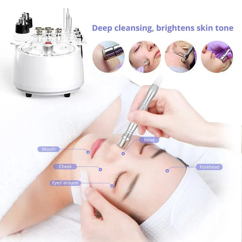 BRÜUN 3 in1 Diamond Microdermabrasion Machine For Cleansing Moisturizing Skin Care for Home Use & Spa Studio Bruun Beauty 