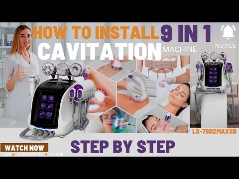 BRÜUN 9in1 Lipo Laser Ultrasonic Cavitation Machine Body Sculpting Skin Tightening Face Lifting for Startup Beauty Studios & Home use