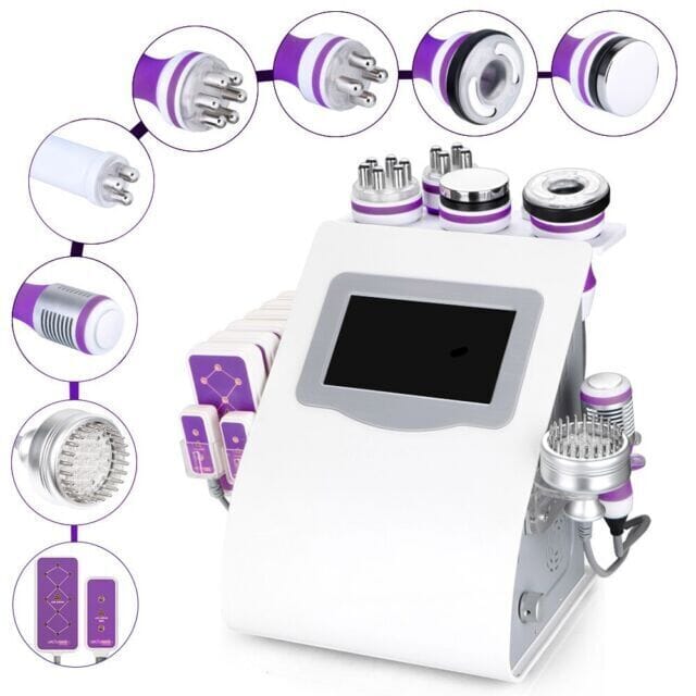 BRÜUN 9 in 1 40k Ultrasonic Cavitation Machine Body Sculpting RF Facial Skin Care Tightening Body Shaping for Startup Beauty Salons & Home Spa Bruun Beauty 