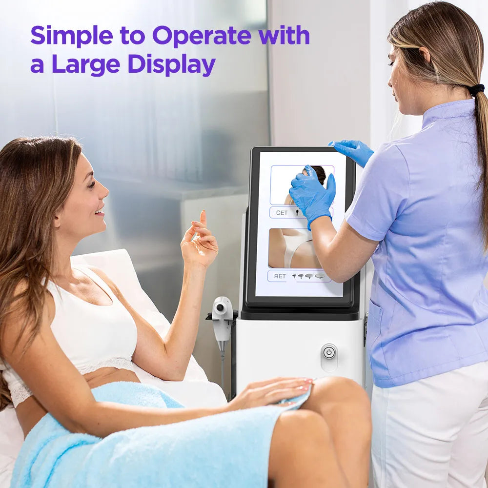 TECAR Therapy Machine CET RET 15.6'' Display For Rehabilitation Sports Injuries Bruun Beauty 