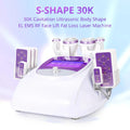 BRÜUN Fat Cavitation 30K S Shape Machine 160MW Lipo Laser Fat Burning Bruun Beauty 