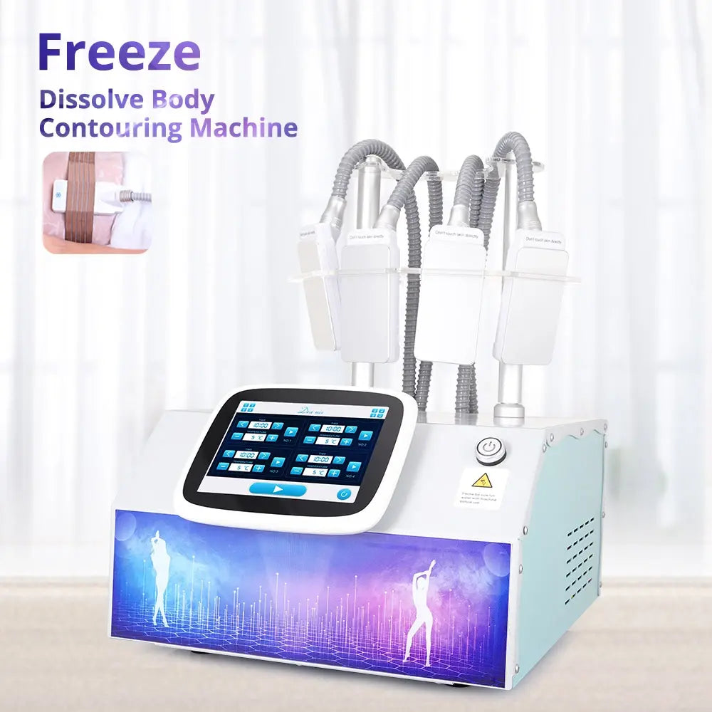 BRÜUN Fat Freeze 4 Pads Body Sculpting Belly Slimming Fat Loss Machine Bruun Beauty 