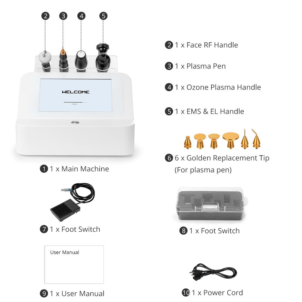 BRÜUN 4 In 1 Plasma Facial Rejuvenation Machine For Mole Spot Removal Bruun Beauty 