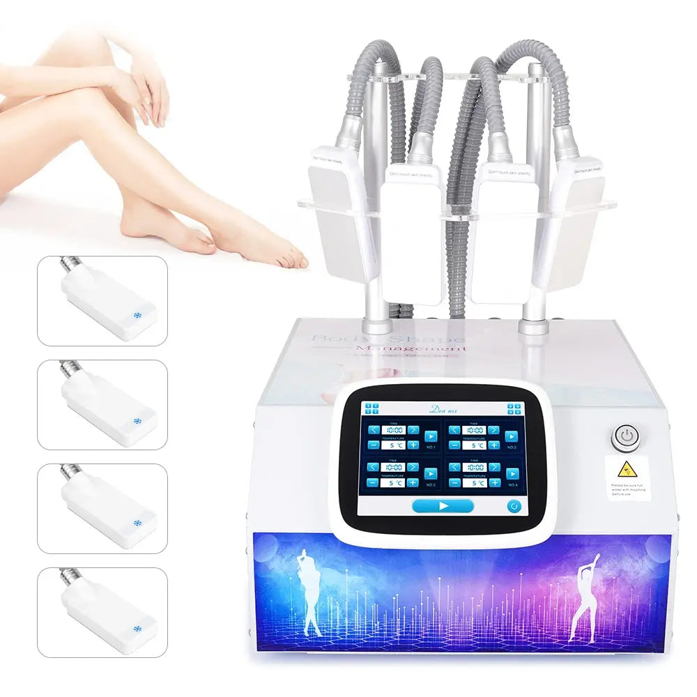 BRÜUN Fat Freeze 4 Pads Body Sculpting Belly Slimming Fat Loss Machine Bruun Beauty 