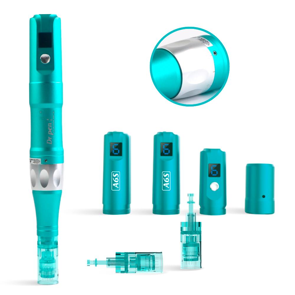 Dr. Pen - A6S Ultima Professional Microneedling Wireless Skincare Pen for Face and Body including Cartridges – 2 X 16 Pins (Maximum Needle Length 0.25mm) SH-Dr pen A6s Avery Rose Beauty 