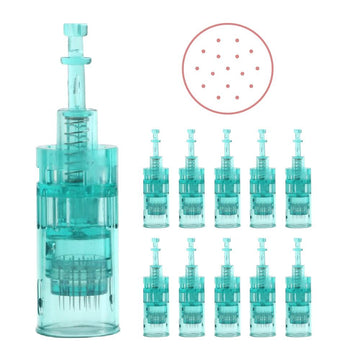 Dr. Pen Ultima A6s Professional Microneedling 16 Pin Replacement Cartridges - Pack of 10 Micro Needling Cartridges Compatible with Dr. Pen A6s and M8