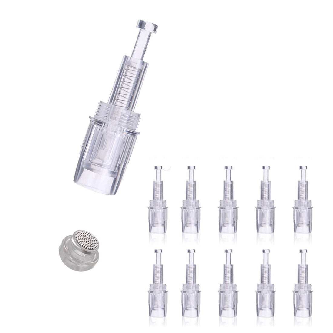 Derma Pen Needle Replacement Cartridge (10pcs/Pack) Replacement Cartridges Bruun Beauty Nano Round Cartridge 
